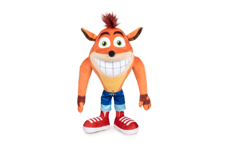 crash bandicoot cuddly toy